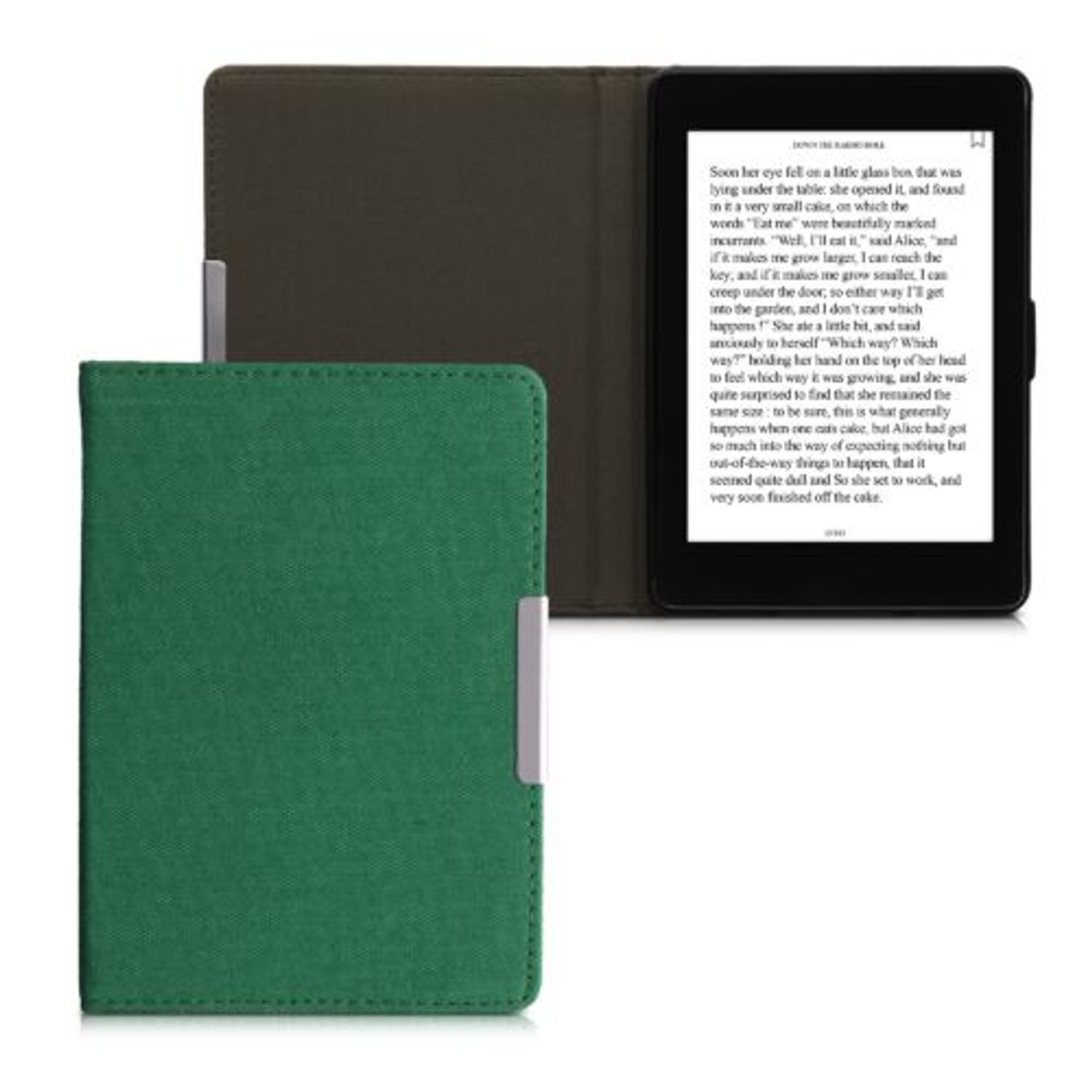 Husa pentru Amazon Paperwhite 7, Kwmobile, Verde, Textil, 58107.07 fotografia produsului View 2 L