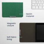 Husa pentru Amazon Paperwhite 7, Kwmobile, Verde, Textil, 58107.07 fotografia produsului View 7 S