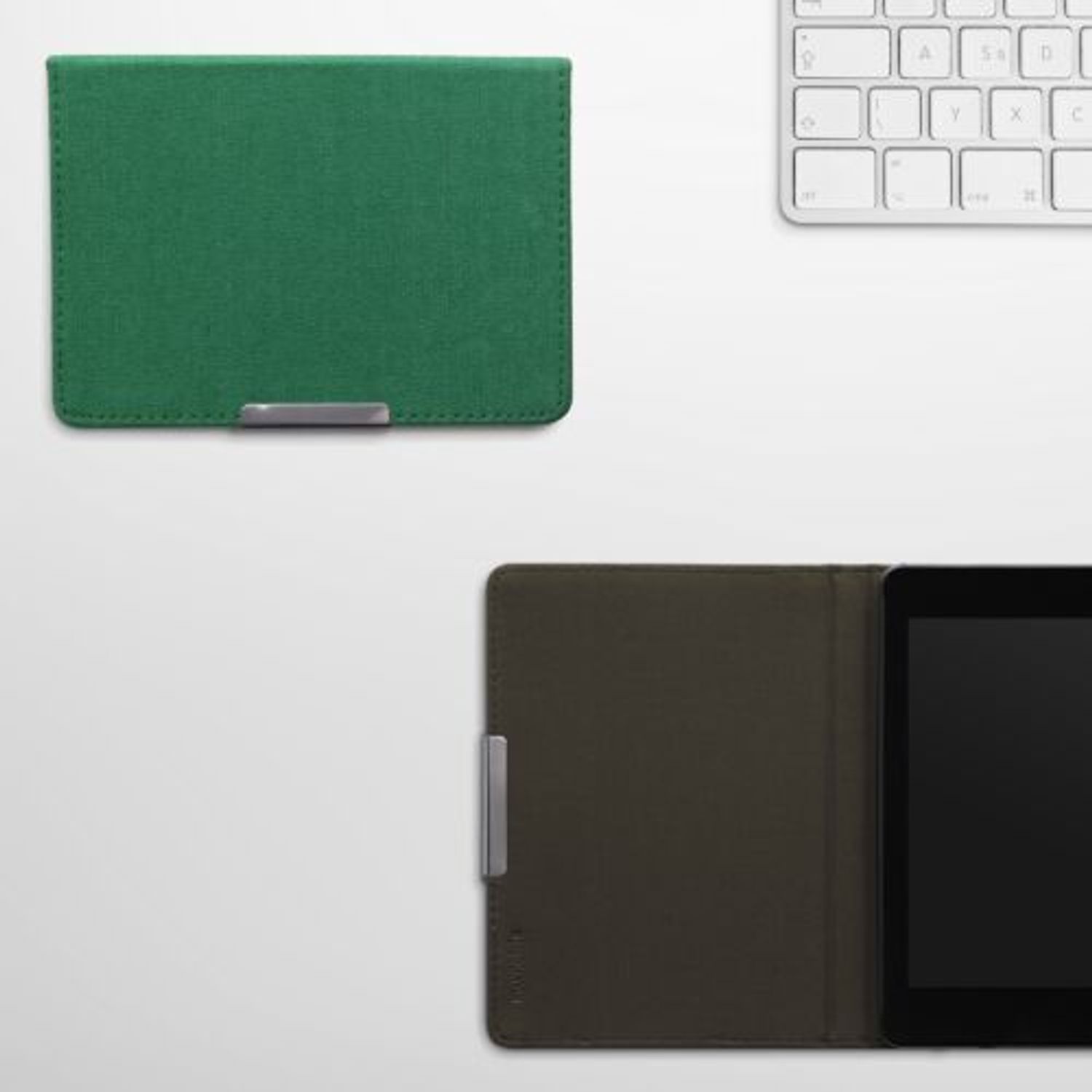 Husa pentru Amazon Paperwhite 7, Kwmobile, Verde, Textil, 58107.07 fotografia produsului View 11 L