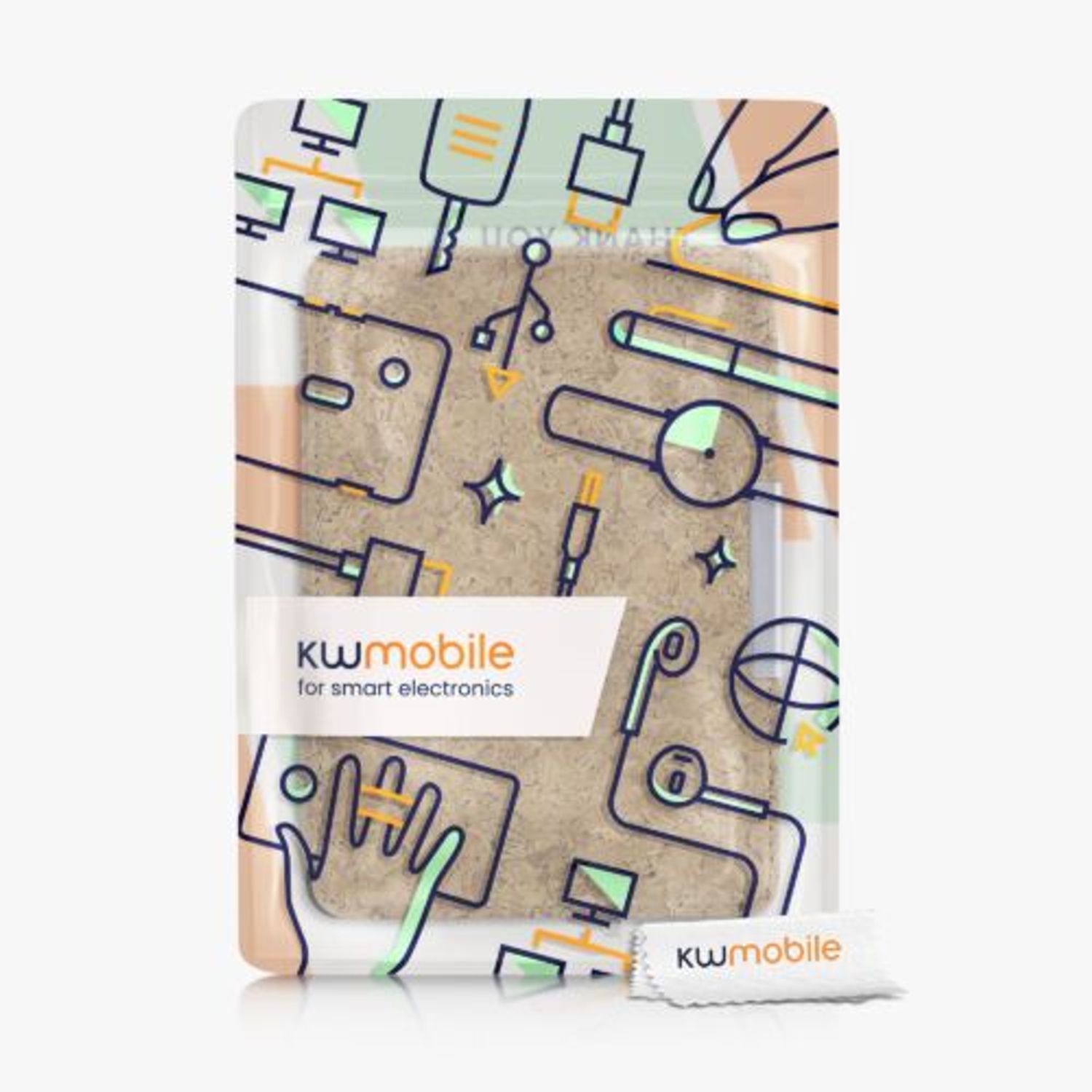 Husa pentru Amazon Paperwhite 7, Kwmobile, Maro, Pluta, 57403.24 fotografia produsului View 7 L