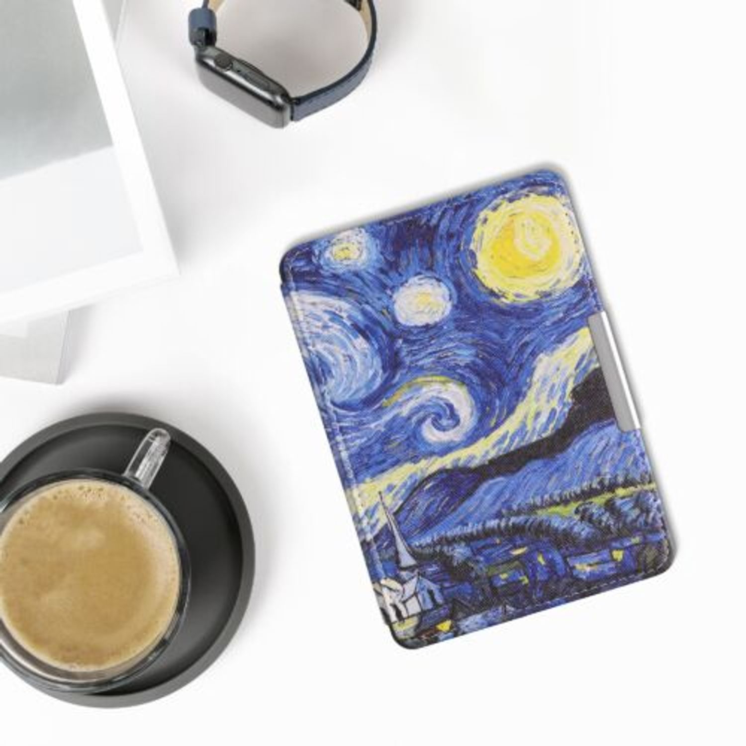 Husa pentru Amazon Paperwhite 7, Kwmobile, Multicolor, Piele ecologica, 25824.43 fotografia produsului View 3 L