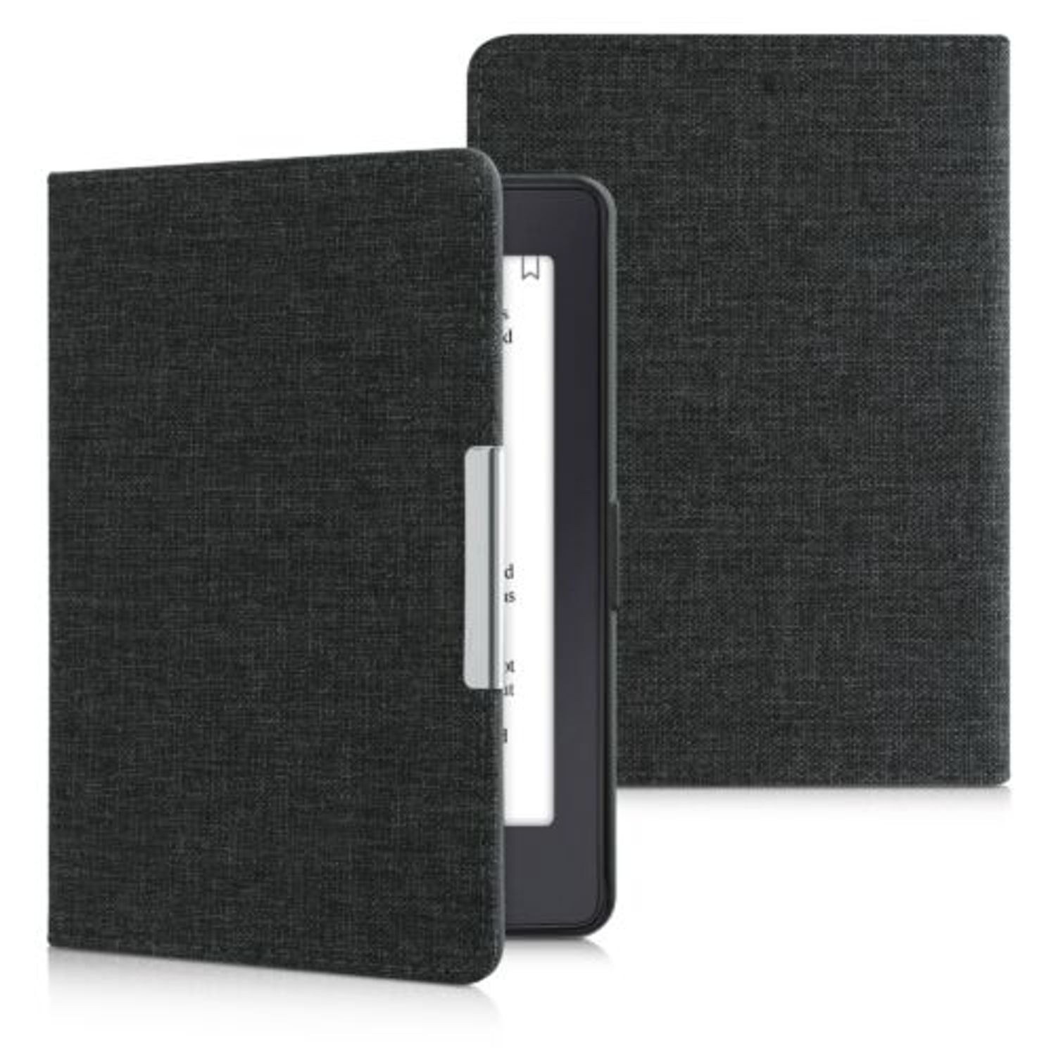 Husa pentru Amazon Paperwhite 7, Kwmobile, Gri, Textil, 57625.19 fotografia produsului View 2 L