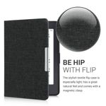 Husa pentru Amazon Paperwhite 7, Kwmobile, Gri, Textil, 57625.19 fotografia produsului View 3 S