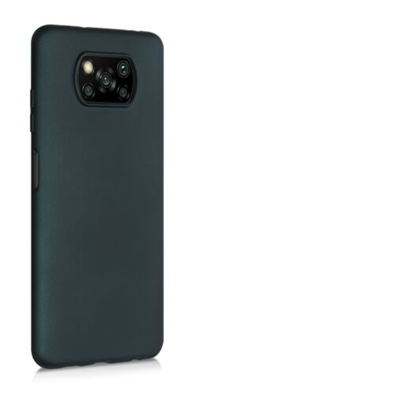 Husa pentru Xiaomi Poco X3 (NFC), Silicon, Verde, 53483.14 fotografia produsului View 8 L