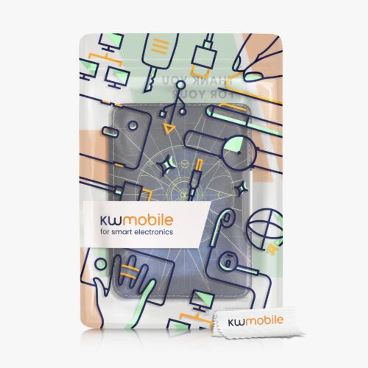 Husa pentru Kobo Clara HD, Kwmobile, Multicolor, Piele ecologica, 57846.07 fotografia produsului View 4 L