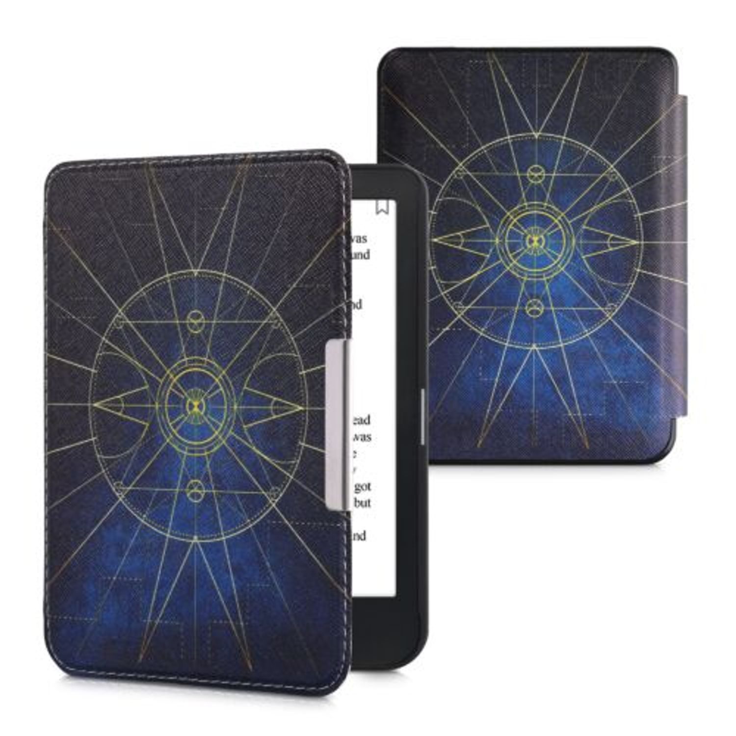 Husa pentru Kobo Clara HD, Kwmobile, Multicolor, Piele ecologica, 57846.07 fotografia produsului