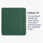 Husa pentru Kobo Libra 2, Kwmobile, Verde, Piele ecologica, 56576.80 fotografia produsului View 3 S