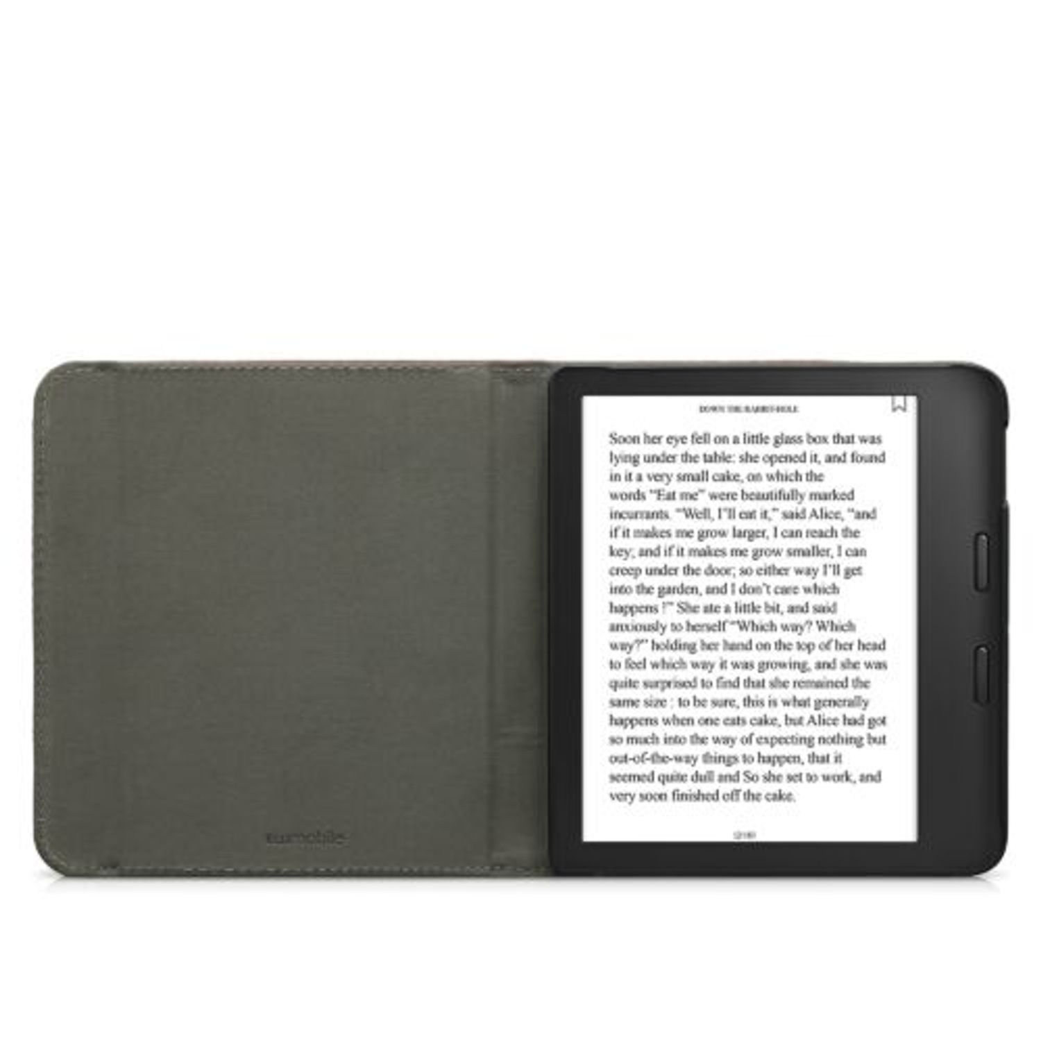 Husa pentru Kobo Libra 2, Kwmobile, Rosu/Negru, Textil, 57170.20 fotografia produsului View 8 L
