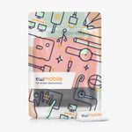 Husa pentru Kobo Libra 2, Kwmobile, Roz/Negru, Textil, 57627.10 fotografia produsului View 6 S