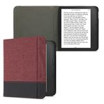 Husa pentru Kobo Libra 2, Kwmobile, Rosu/Negru, Textil, 57170.20 fotografia produsului