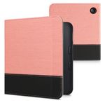 Husa pentru Kobo Libra 2, Kwmobile, Roz/Negru, Textil, 57627.10 fotografia produsului