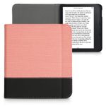 Husa pentru Kobo Libra 2, Kwmobile, Roz/Negru, Textil, 57627.10 fotografia produsului View 10 S