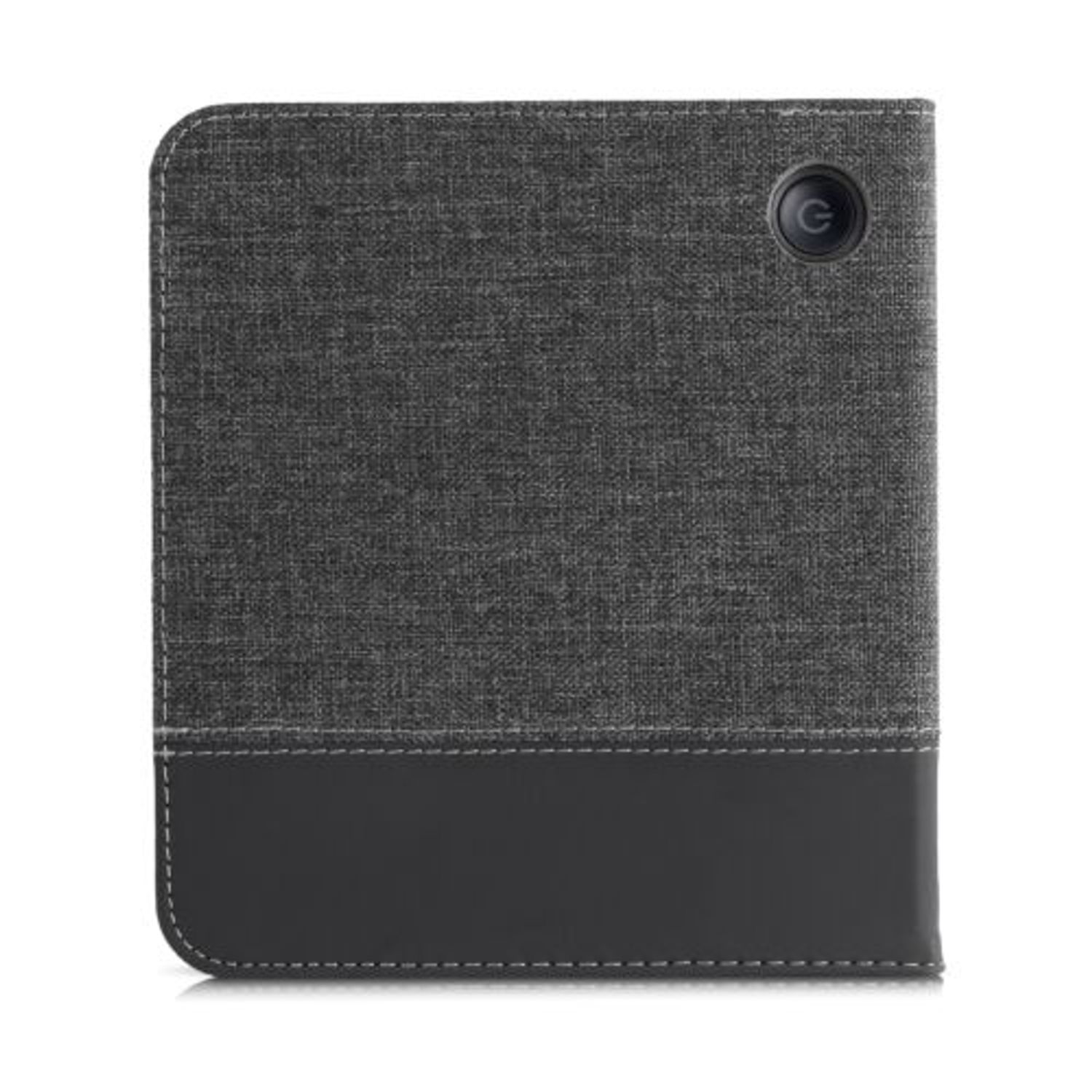 Husa pentru Kobo Libra 2, Kwmobile, Gri/Negru, Textil, 57170.73 fotografia produsului View 4 L