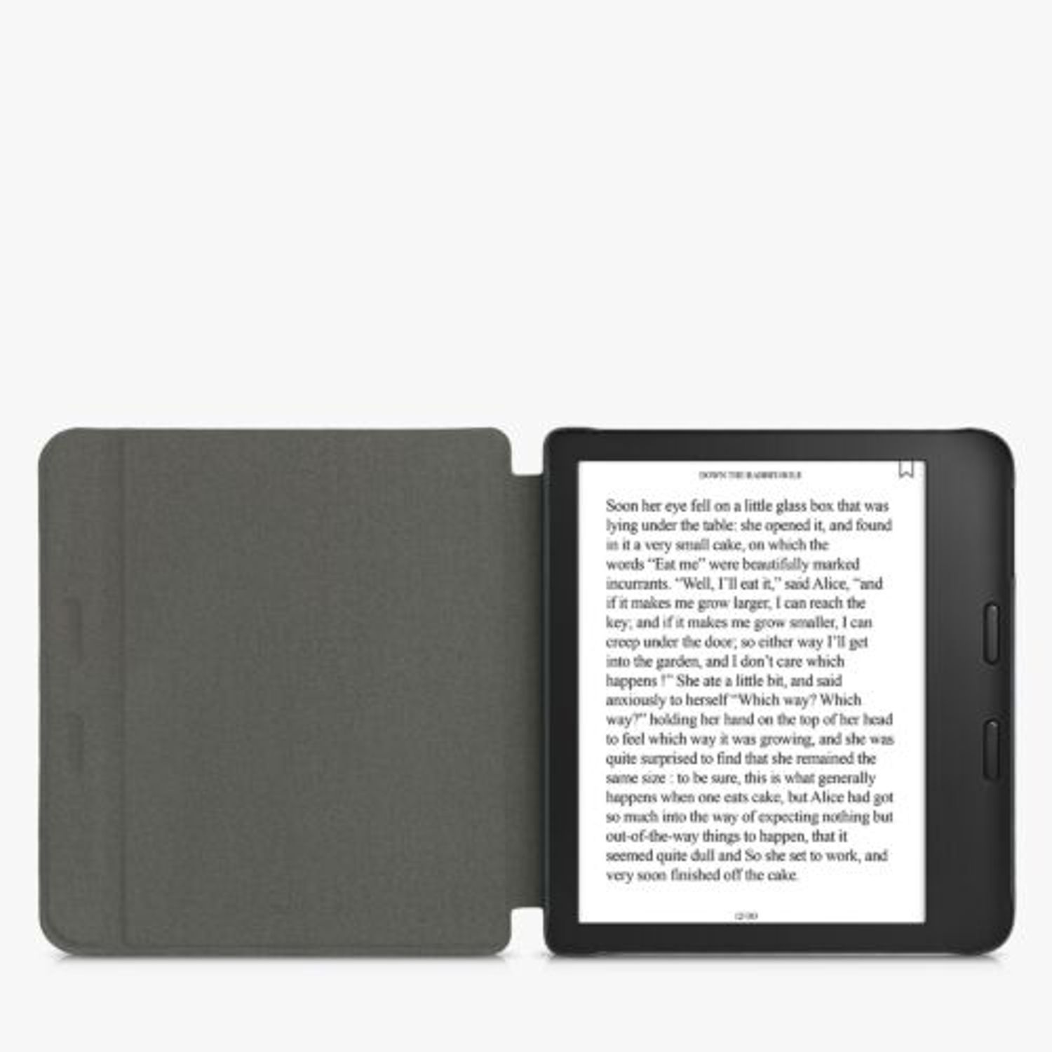 Husa pentru Kobo Libra 2, Kwmobile, Gri, Nylon, 57199.73 fotografia produsului View 9 L