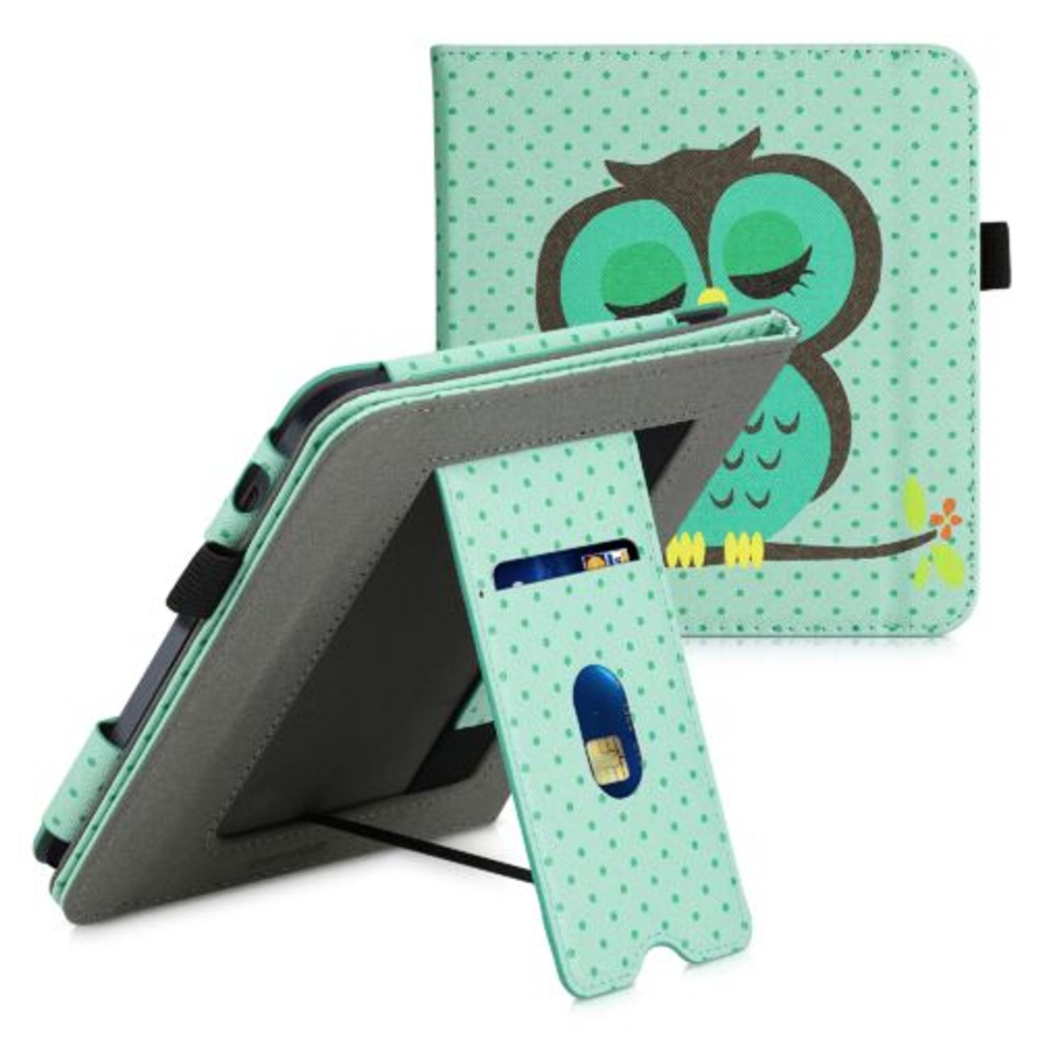 Husa pentru Kobo Libra 2, Kwmobile, Multicolor, Piele ecologica, 57219.01 fotografia produsului View 2 L
