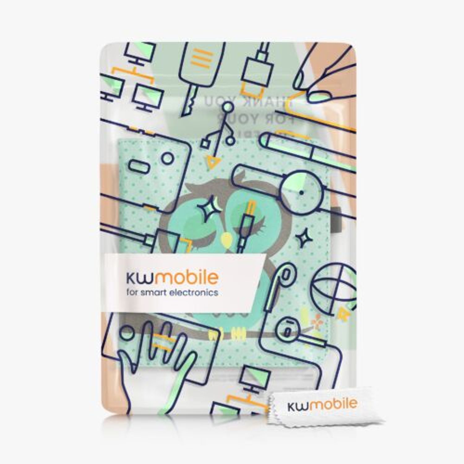 Husa pentru Kobo Libra 2, Kwmobile, Multicolor, Piele ecologica, 57219.01 fotografia produsului View 8 L