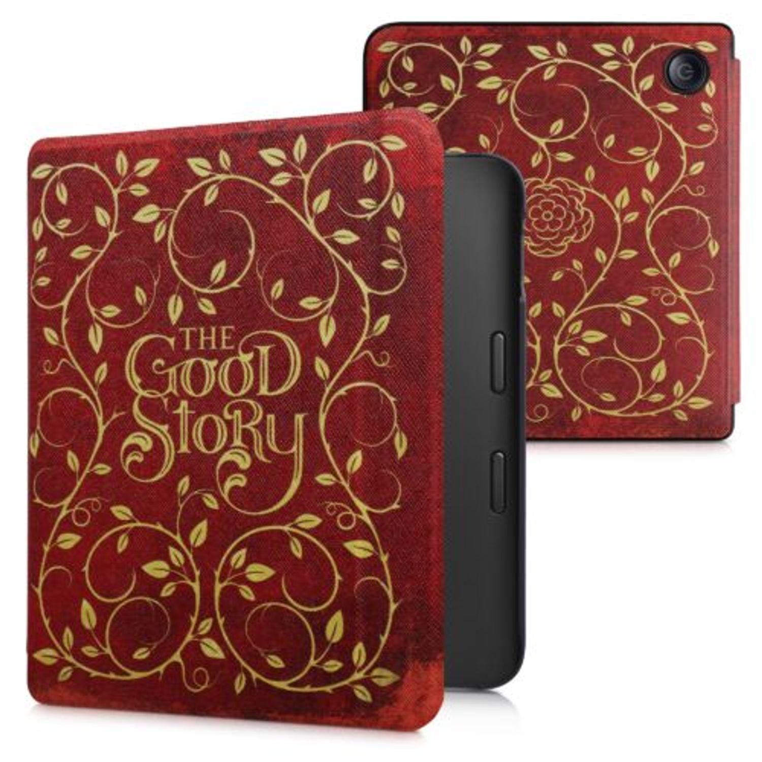 Husa pentru Kobo Libra 2, Kwmobile, Multicolor, Piele ecologica, 56575.34 fotografia produsului