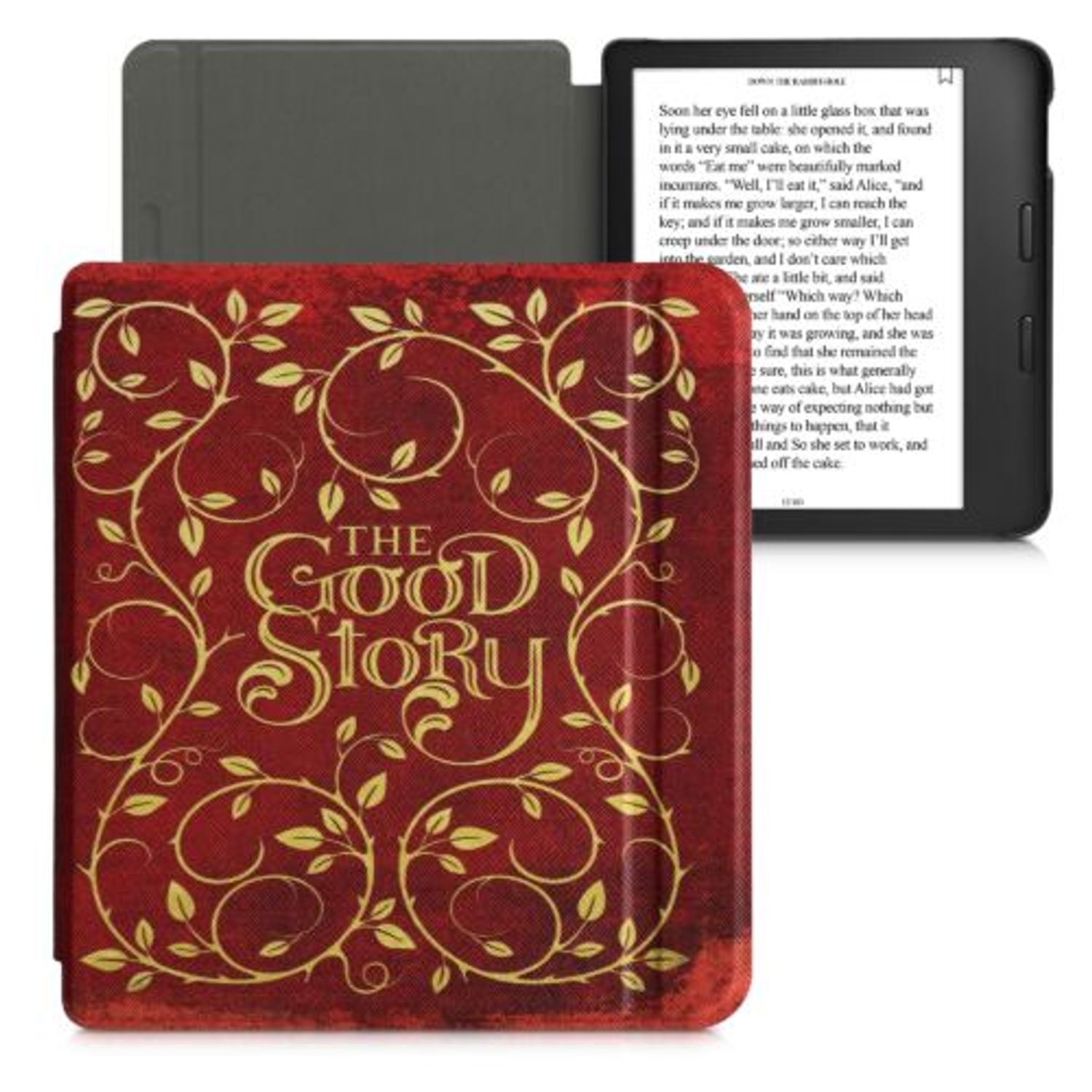 Husa pentru Kobo Libra 2, Kwmobile, Multicolor, Piele ecologica, 56575.34 fotografia produsului View 2 L