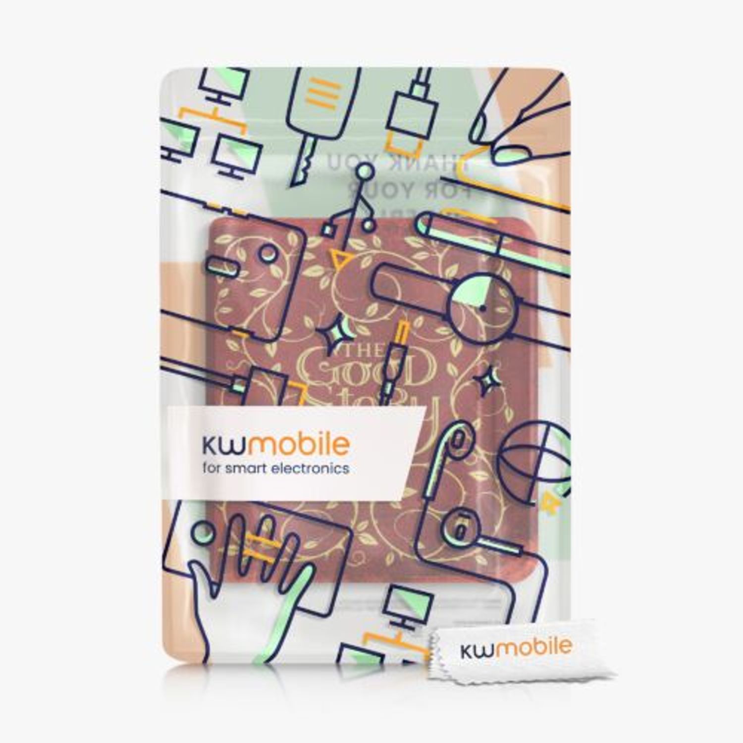 Husa pentru Kobo Libra 2, Kwmobile, Multicolor, Piele ecologica, 56575.34 fotografia produsului View 8 L