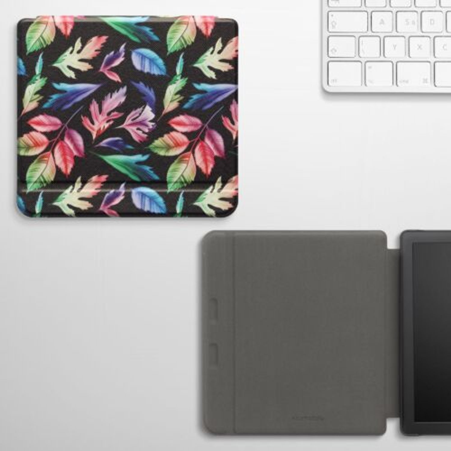 Husa pentru Kobo Libra 2, Kwmobile, Multicolor, Piele ecologica, 56575.42 fotografia produsului View 11 L
