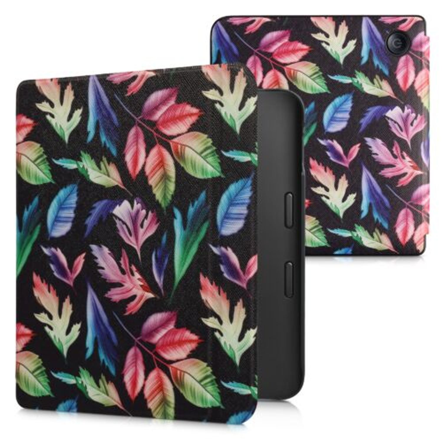 Husa pentru Kobo Libra 2, Kwmobile, Multicolor, Piele ecologica, 56575.42 fotografia produsului