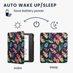 Husa pentru Kobo Libra 2, Kwmobile, Multicolor, Piele ecologica, 56575.42 fotografia produsului View 4 S