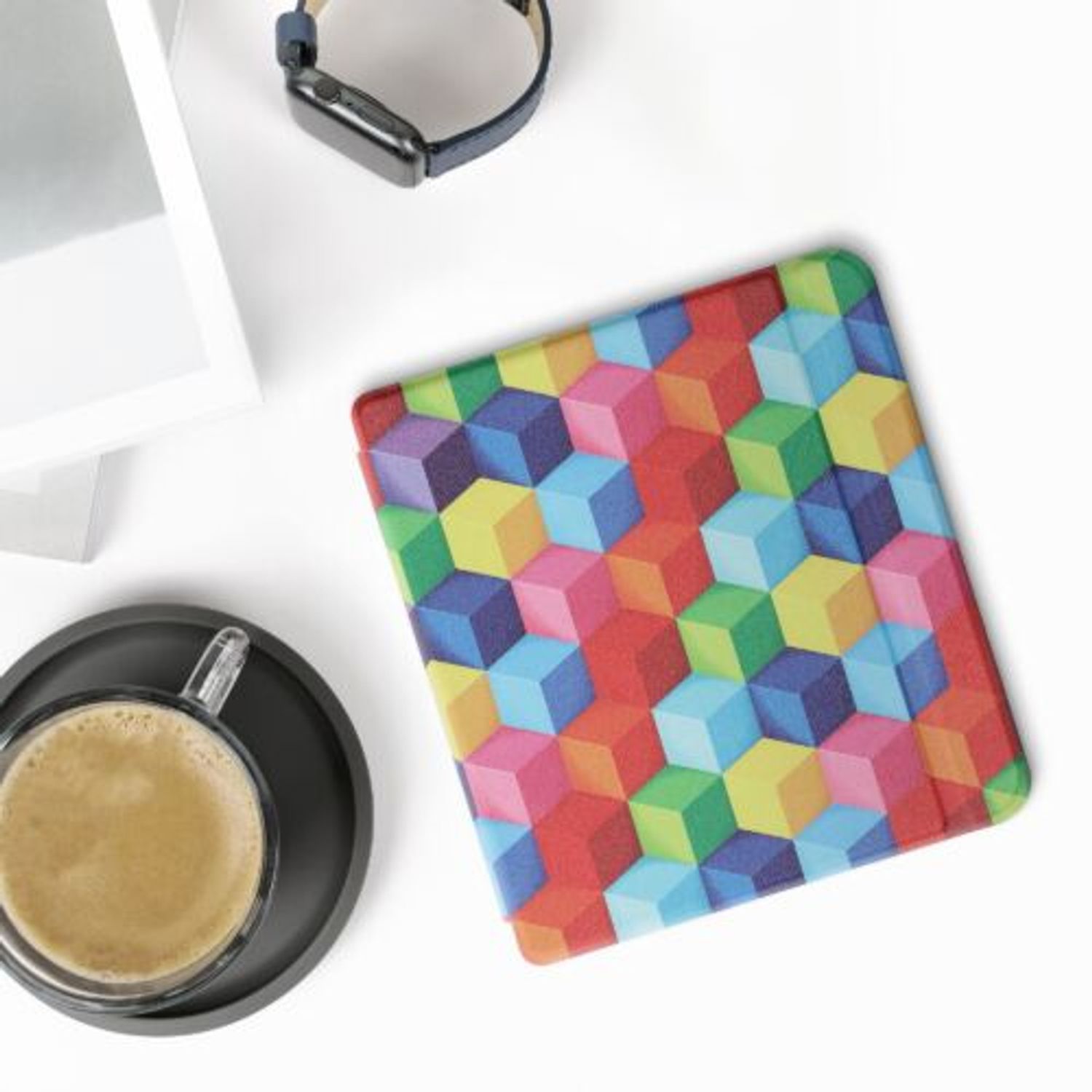 Husa pentru Kobo Libra 2, Kwmobile, Multicolor, Piele ecologica, 56575.16 fotografia produsului View 3 L