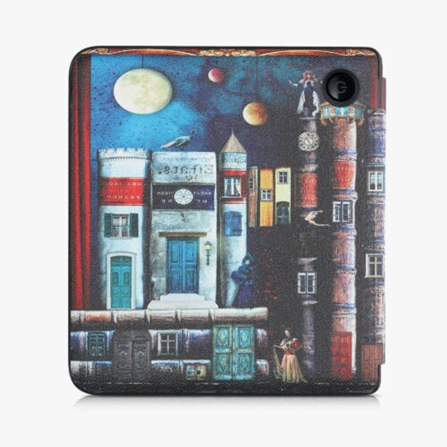 Husa pentru Kobo Libra 2, Kwmobile, Multicolor, Piele ecologica, 56575.14 fotografia produsului View 3 L