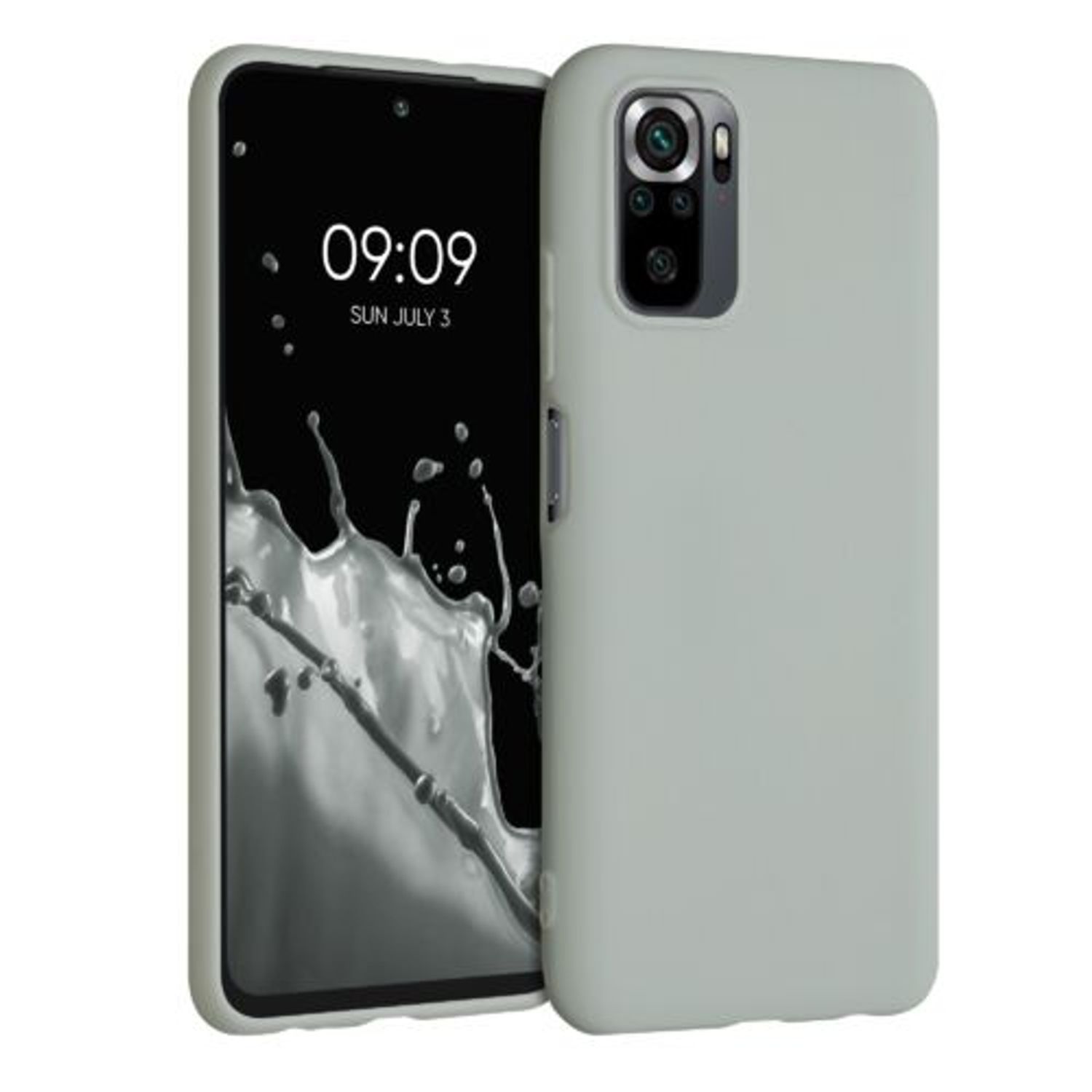 Husa pentru Xiaomi Redmi Note 10/Redmi Note 10S, Silicon, Verde, 54541.70 fotografia produsului