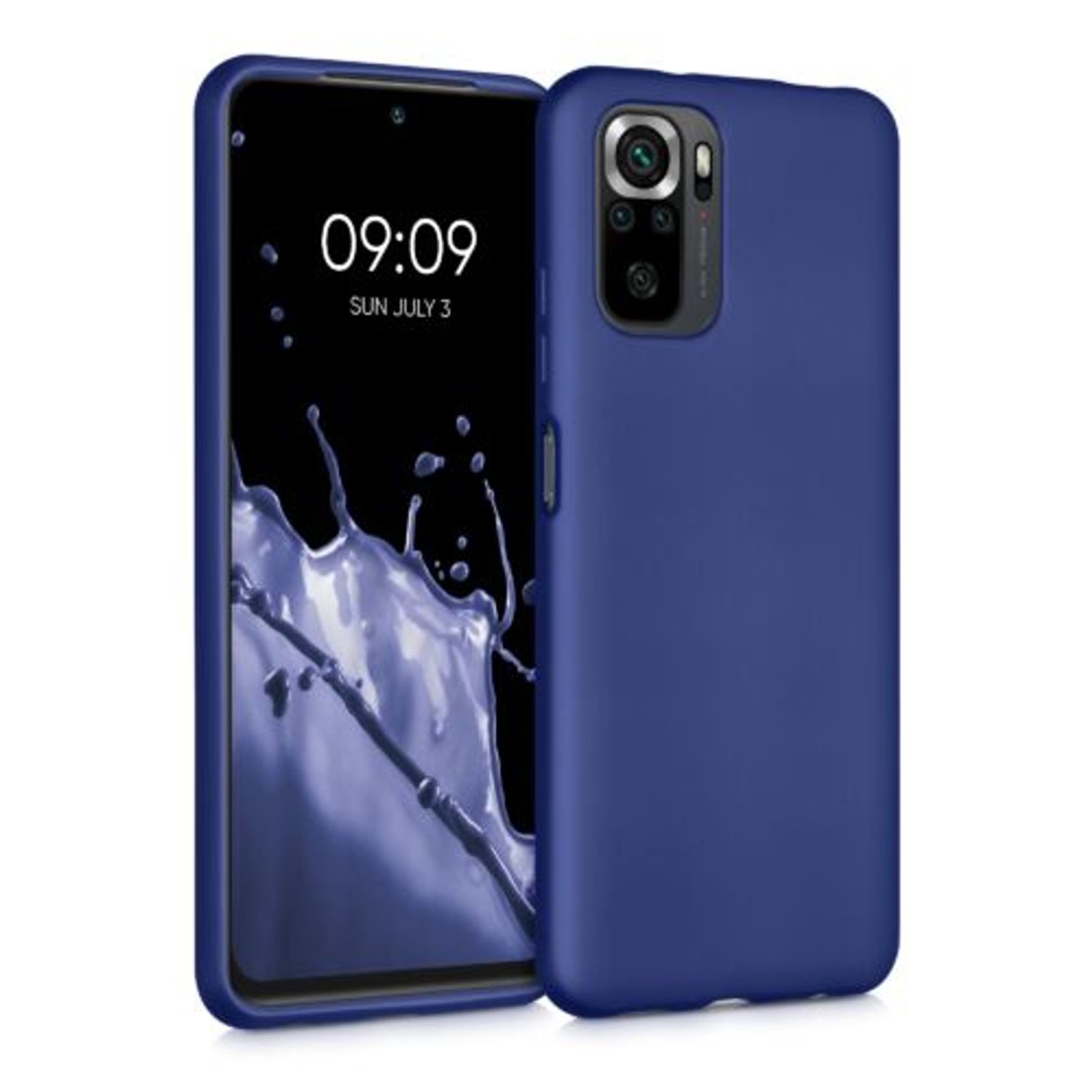 Husa pentru Xiaomi Redmi Note 10/Redmi Note 10S, Silicon, Albastru, 54542.64 fotografia produsului