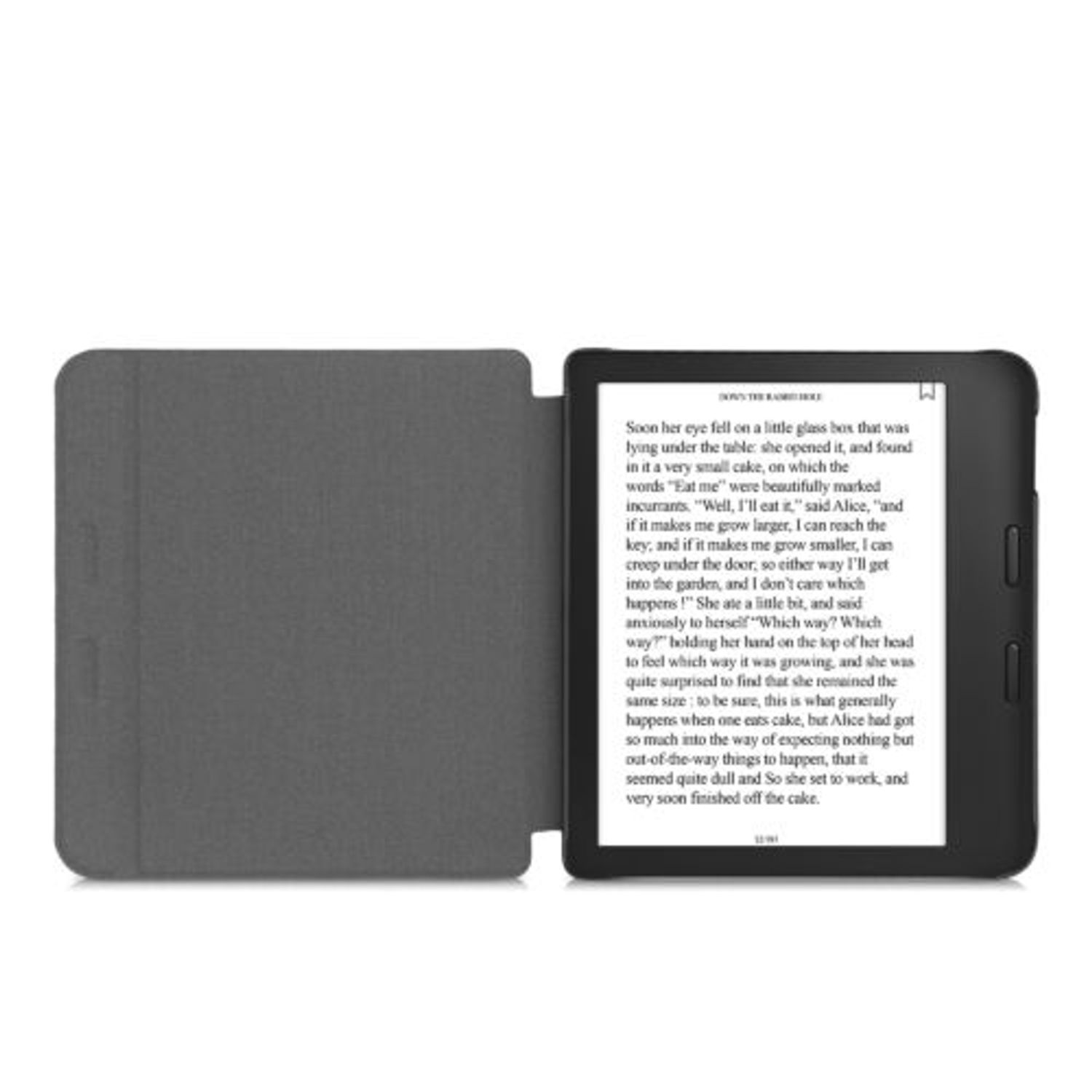 Husa pentru Kobo Libra 2, Kwmobile, Maro, Textil, 57173.05 fotografia produsului View 8 L
