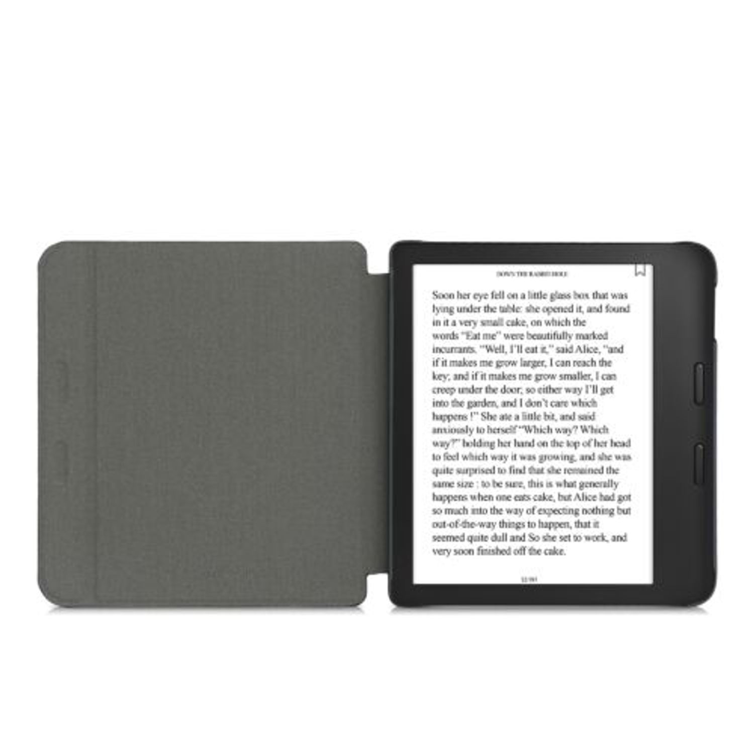 Husa pentru Kobo Libra 2, Kwmobile, Albastru, Textil, 57173.04 fotografia produsului View 8 L