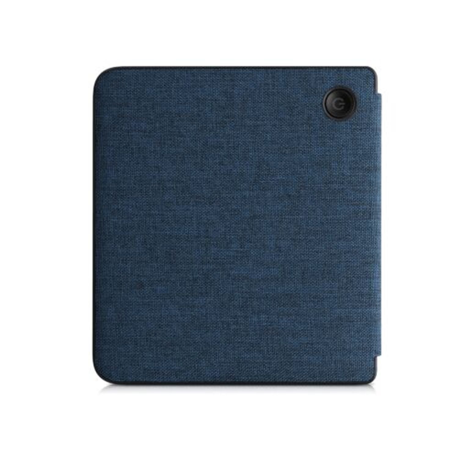 Husa pentru Kobo Libra 2, Kwmobile, Albastru, Textil, 57173.04 fotografia produsului View 4 L