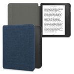 Husa pentru Kobo Libra 2, Kwmobile, Albastru, Textil, 57173.04 fotografia produsului