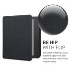 Husa pentru Kobo Libra 2, Kwmobile, Negru, Textil, 57173.01 fotografia produsului View 3 S