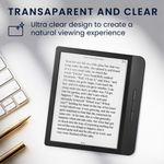 Set 2 Folii de protectie pentru Kobo Libra H2O, Kwmobile, Transparent, Plastic, 57153.1 fotografia produsului View 5 S
