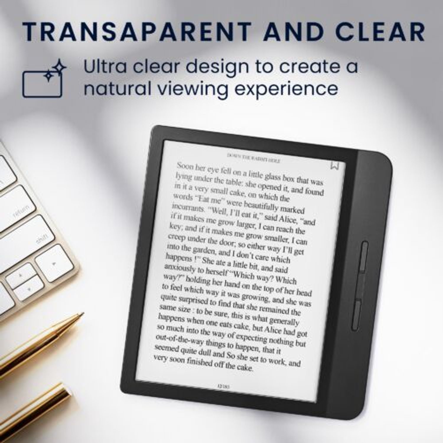 Set 2 Folii de protectie pentru Kobo Libra H2O, Kwmobile, Transparent, Plastic, 57153.1 fotografia produsului View 5 L