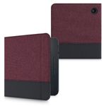 Husa pentru Kobo Libra H2O, Kwmobile, Rosu/Negru, Textil, 57149.20 fotografia produsului View 2 S