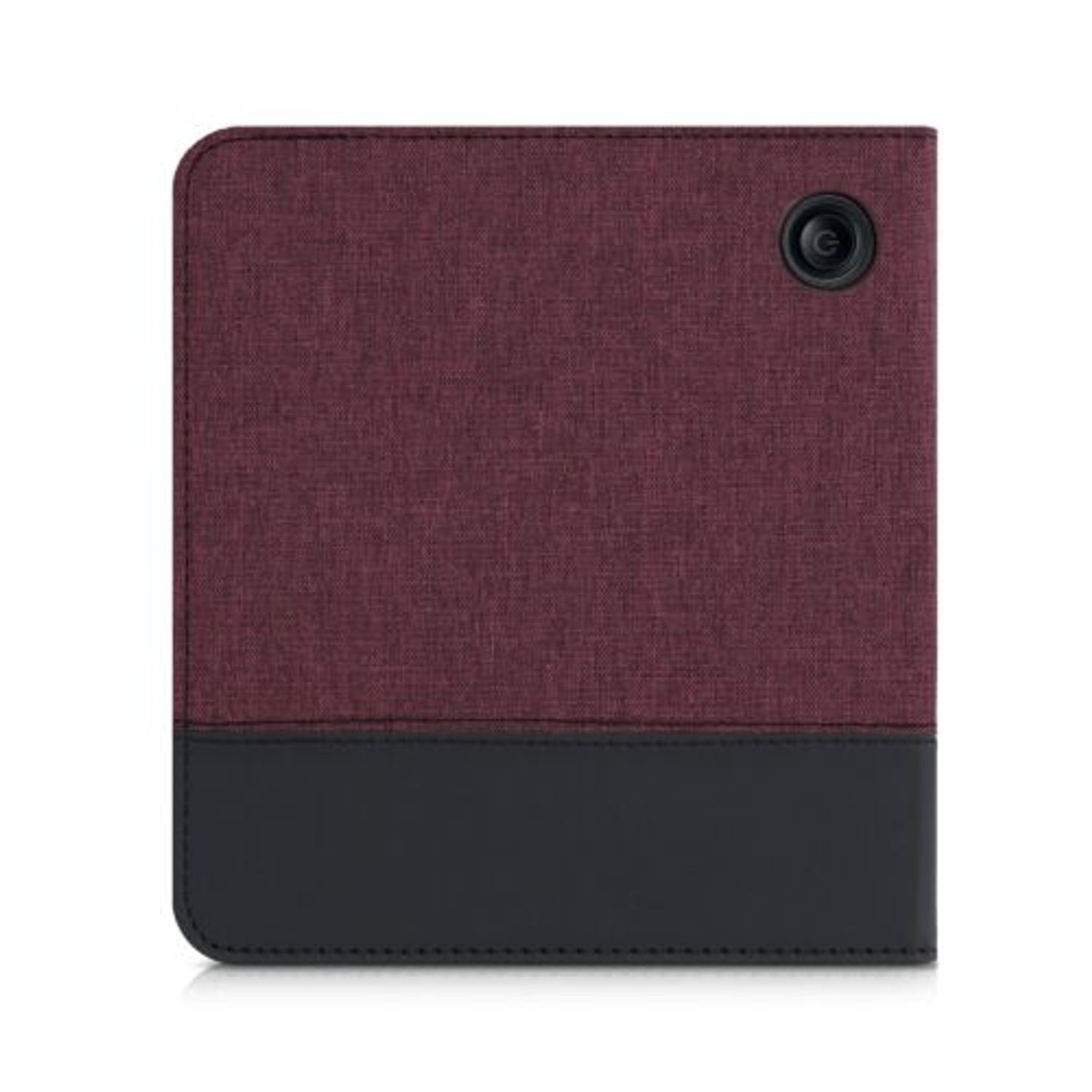 Husa pentru Kobo Libra H2O, Kwmobile, Rosu/Negru, Textil, 57149.20 fotografia produsului View 4 L