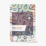 Husa pentru Kobo Libra H2O, Kwmobile, Rosu/Negru, Textil, 57149.20 fotografia produsului View 7 S