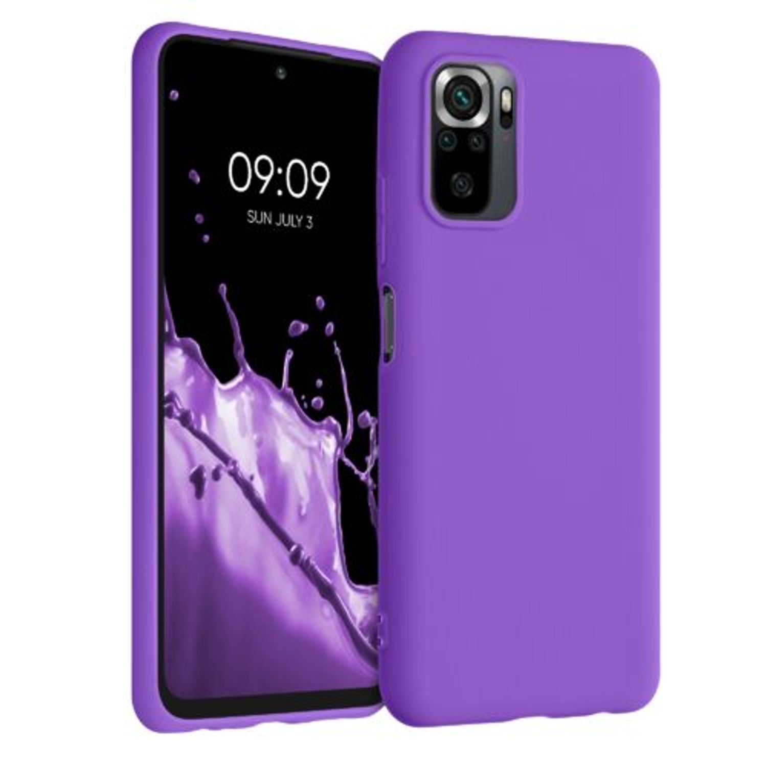 Husa pentru Xiaomi Redmi Note 10/Redmi Note 10S, Silicon, Mov, 54541.221 fotografia produsului