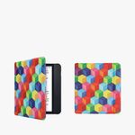 Husa pentru Kobo Libra H2O, Kwmobile, Multicolor, Piele ecologica, 50300.46 fotografia produsului View 9 S