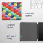 Husa pentru Kobo Libra H2O, Kwmobile, Multicolor, Piele ecologica, 50300.46 fotografia produsului View 7 S