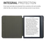 Husa pentru Kobo Libra H2O, Kwmobile, Gri, Textil, 57152.19 fotografia produsului View 5 S