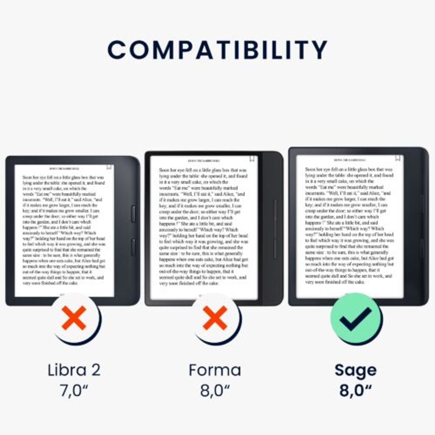 Husa pentru Kobo Sage, Kwmobile, Multicolor, Piele ecologica, 57225.01 fotografia produsului View 6 L
