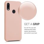 Husa pentru Xiaomi Redmi Note 7/Redmi Note 7 Pro, Silicon, Roz, 48714.52 fotografia produsului View 3 S