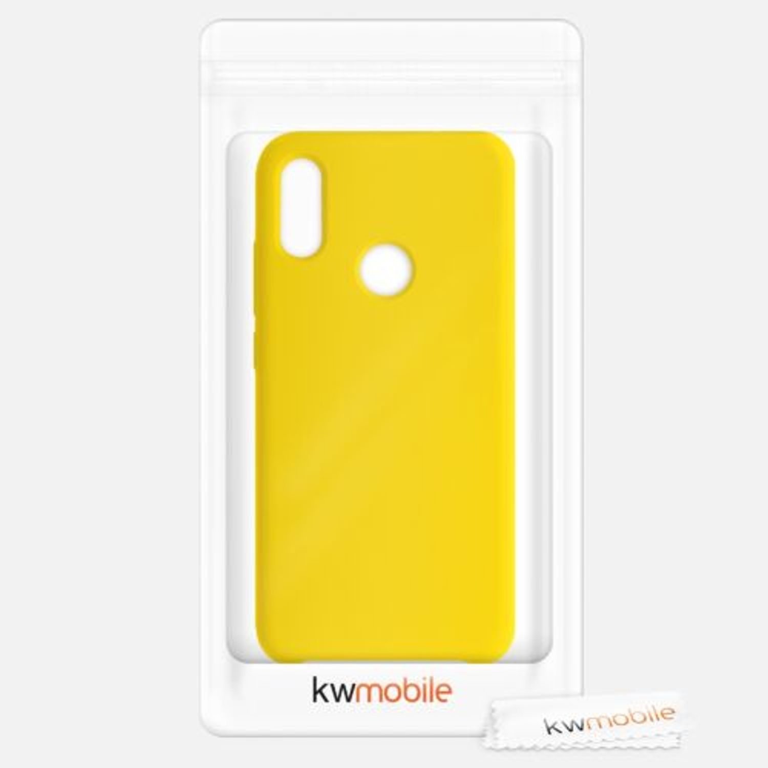 Husa pentru Xiaomi Redmi Note 7/Redmi Note 7 Pro, Silicon, Galben, 48714.165 fotografia produsului View 7 L