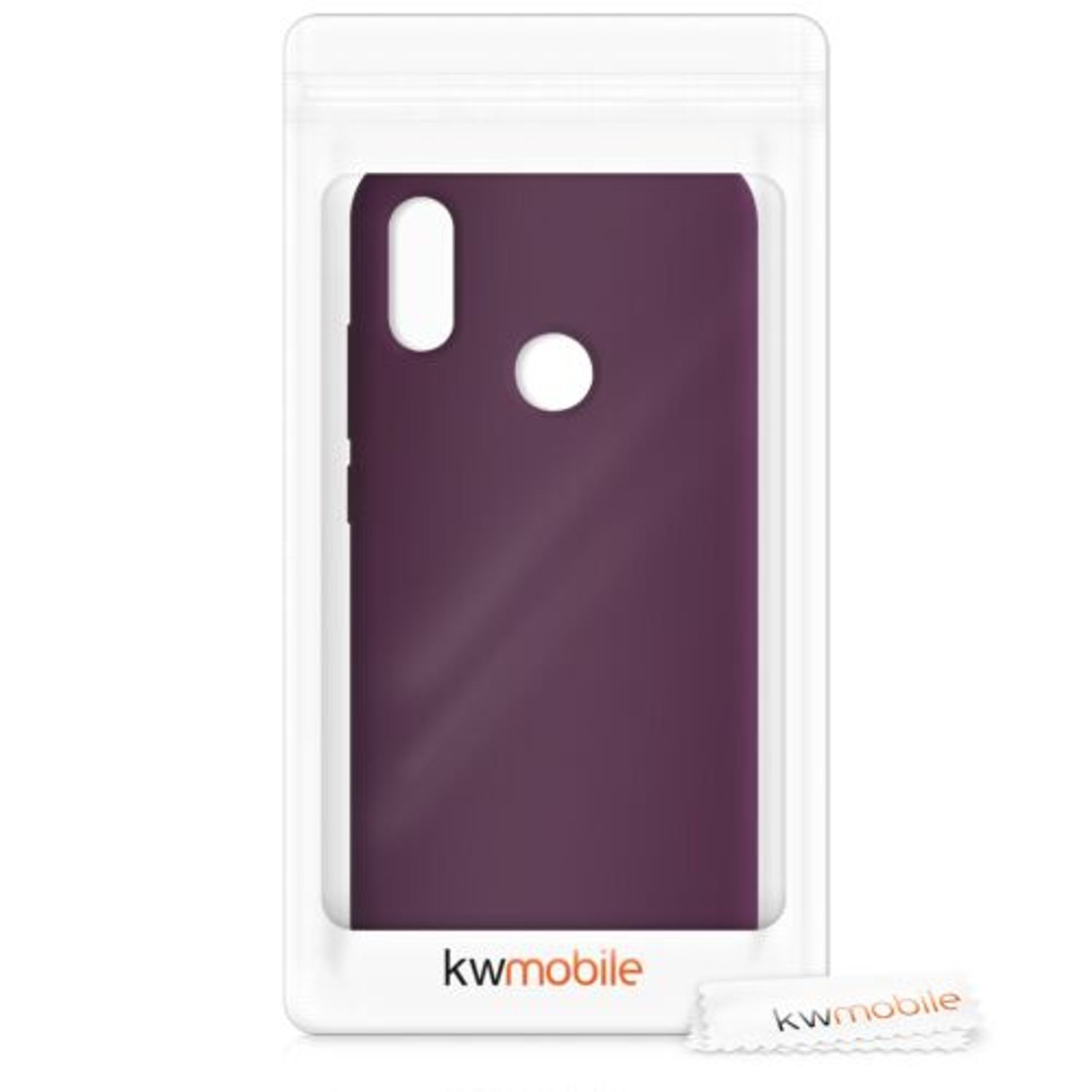 Husa pentru Xiaomi Redmi Note 7/Redmi Note 7 Pro, Silicon, Violet, 48714.187 fotografia produsului View 7 L