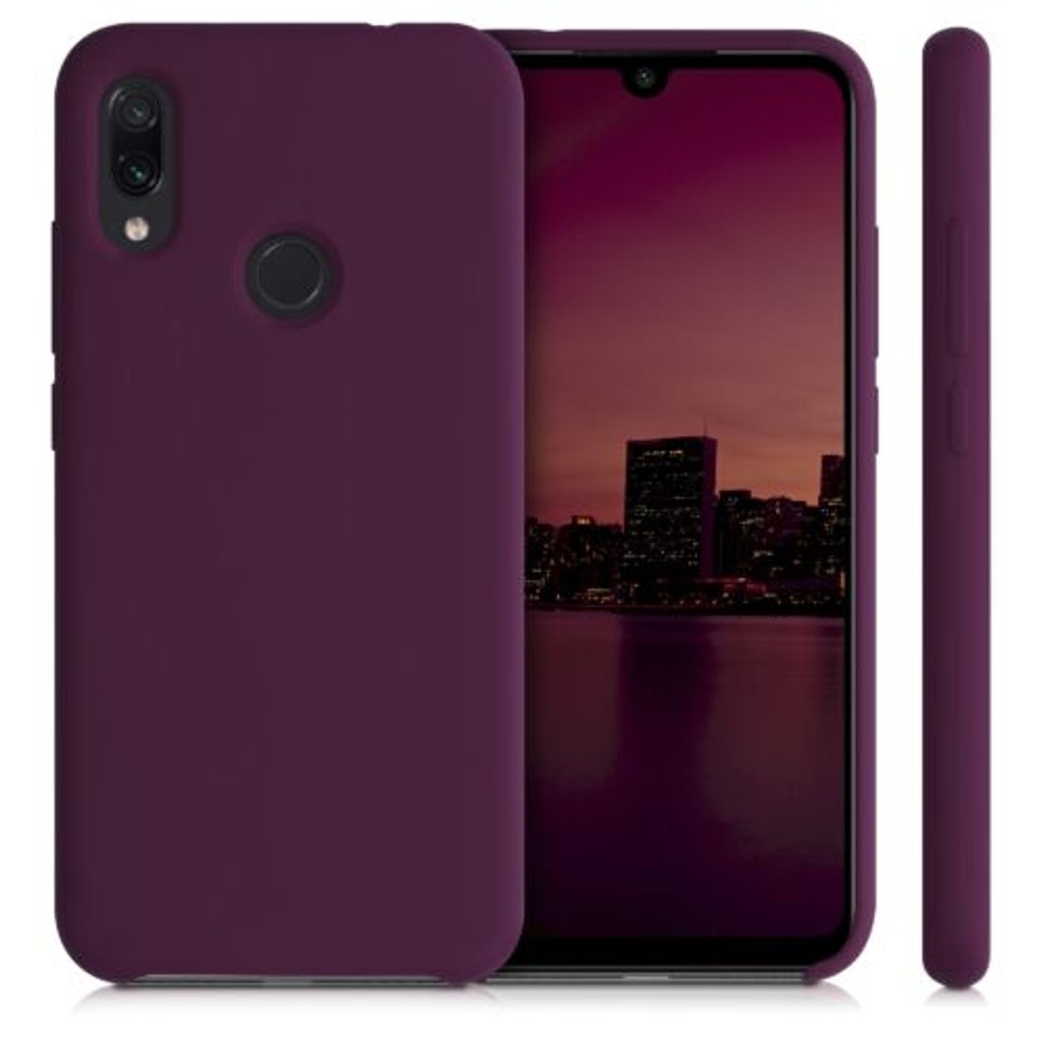 Husa pentru Xiaomi Redmi Note 7/Redmi Note 7 Pro, Silicon, Violet, 48714.187 fotografia produsului View 2 L