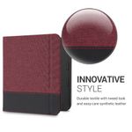 Husa pentru Tolino Vision 6, Kwmobile, Rosu/Negru, Textil, 57164.20 fotografia produsului View 3 S